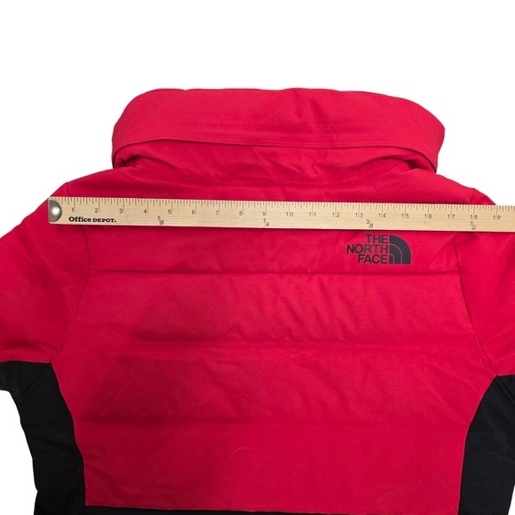$500 The North Face Amry 700 Down Puffer Jacket Womens XL Red Black NF0A5G9K - Picture 11 of 15